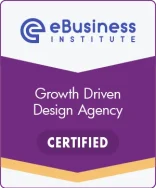 Certified Growth Digital Agency badge eBusiness Institute for Ridge Web Solutions